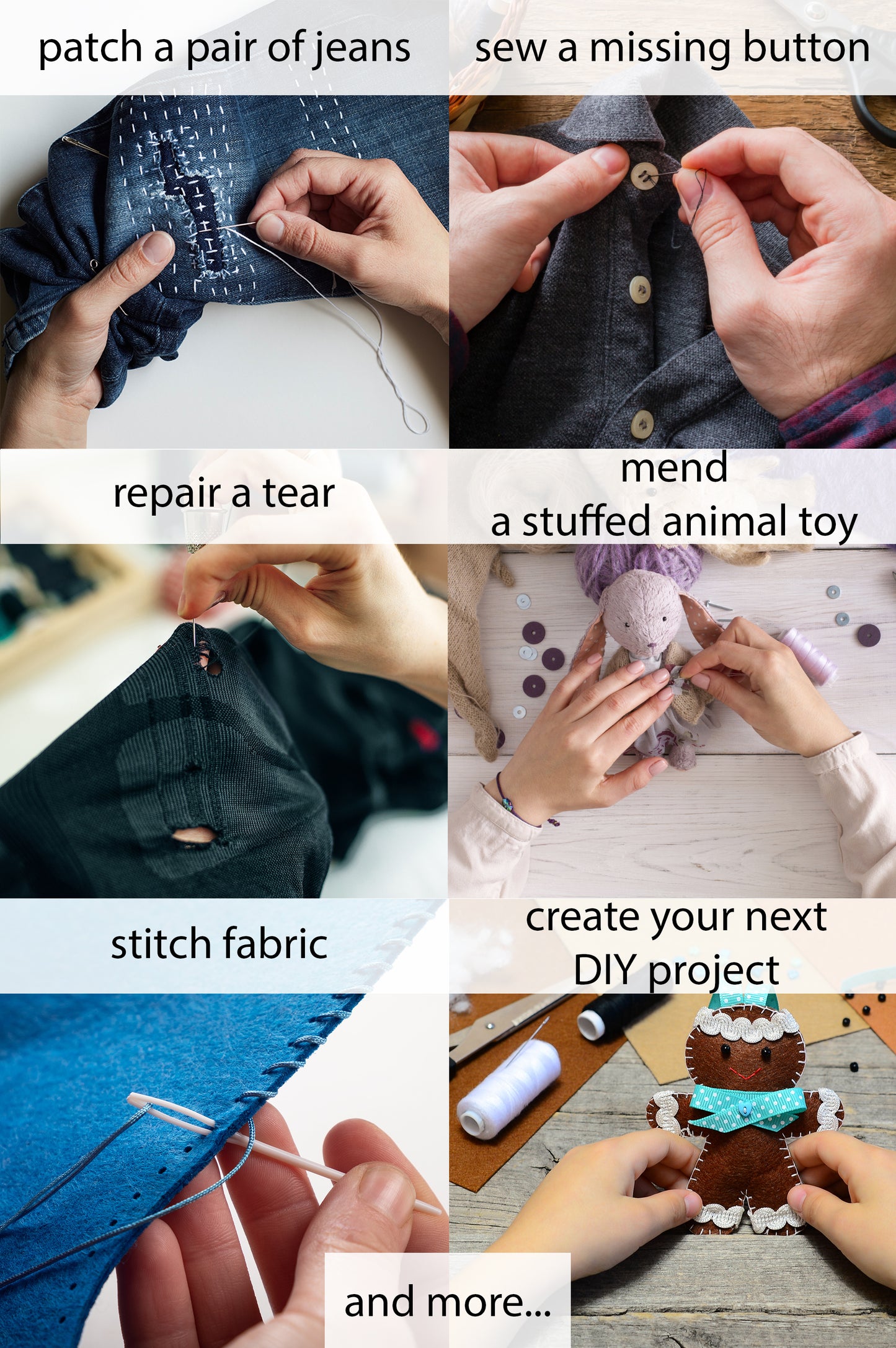 VelloStar Large Sewing Kit – 200+ Premium Tools & 36 Threads for Home Clothing Repairs (Black)